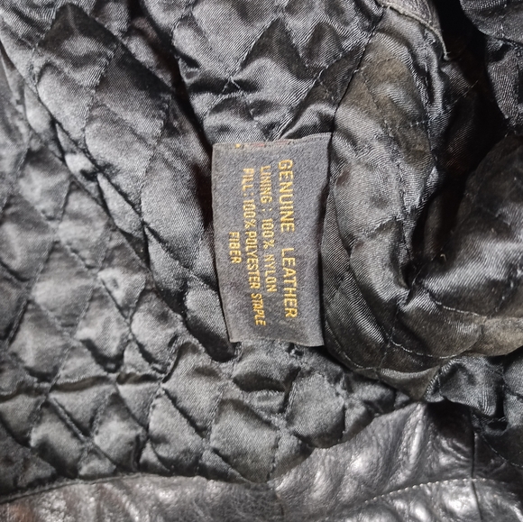 Vintage Harley Davidson Leather Jacket D Pocket Embroidered Double Zipper - Picture 12 of 15